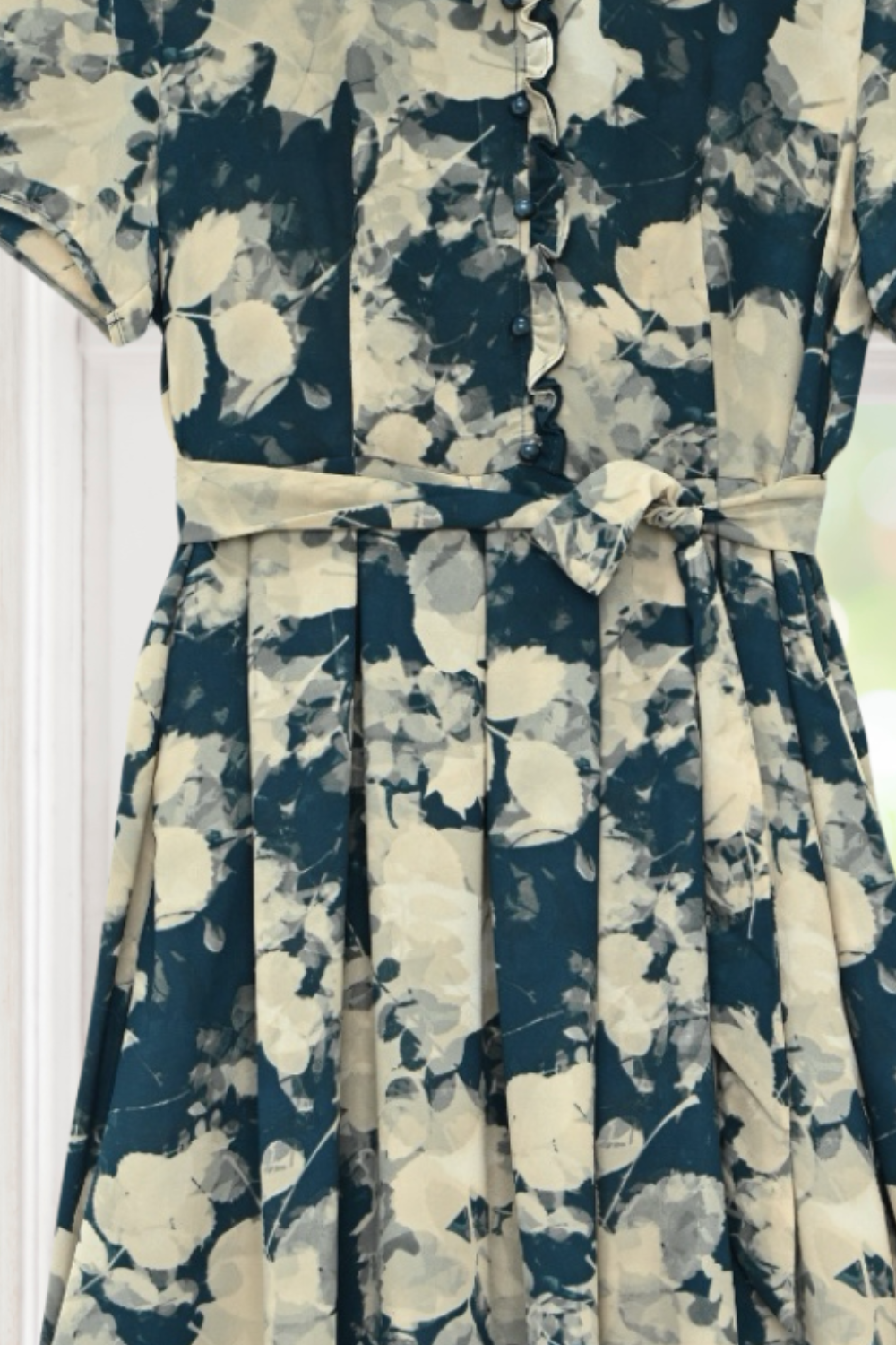 Matilda Dark Blue Floral Dress